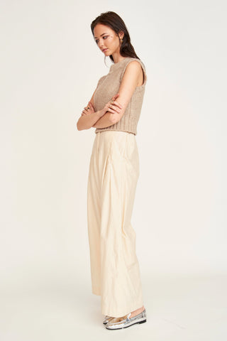 Mirth Lecce Wide Leg Pant, Alabaster