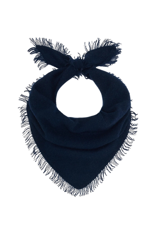 Jumper 1234 Distressed Triangle Scarf, New Navy