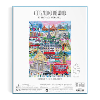 Michael Storrings 1000 Piece Puzzle, Cities Around the World