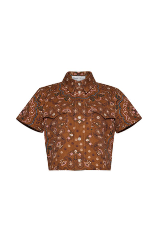 Cara Cara Paro Top, Bandana Camel
