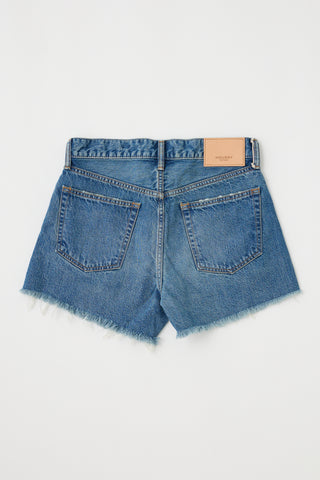 Moussy Vintage MV Natick Shorts, Blue