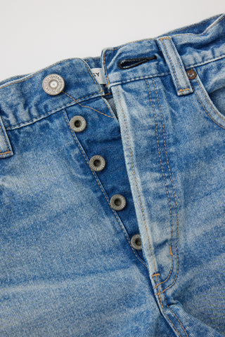 Moussy Vintage MV Troppard Shorts, Light Blue