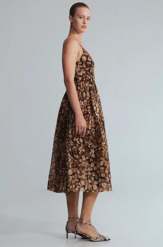 Cara Cara Miro Midi Dress, Galets Brown