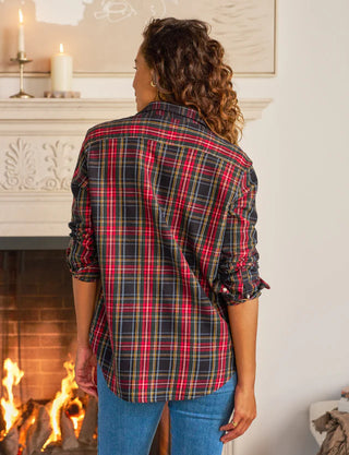 Frank & Eileen Relaxed Button-Up Shirt, Multi Plaid