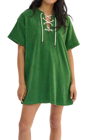 terry cloth dress Clare V. La Plage Dress Basil