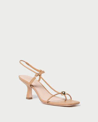 Loeffler Randall Triana Strappy Mid Heel Sandal, Dune