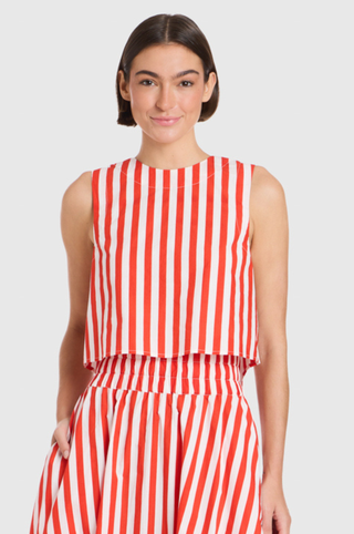 Livro Crop Top, Red Stripes
