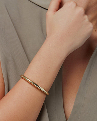 Jenny Bird Gia Bangle, High Polish Gold