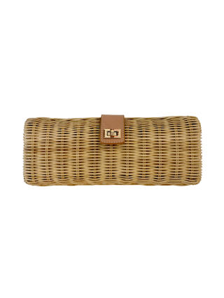 Kayu Luanne Clutch, Natural