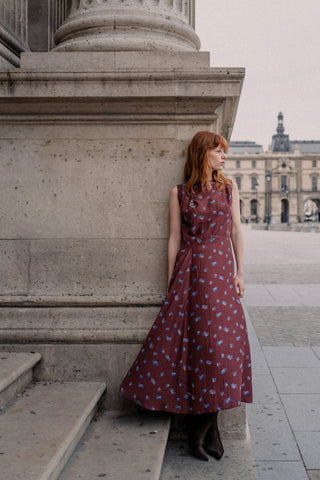Mirth Ranier Dress, Falling Iris