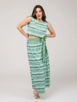Beau & Ro Sullivan Skirt, Wave Green