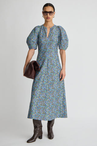 Apiece Apart Sculpted Sabina Maxi, Cloud Cottage Floral