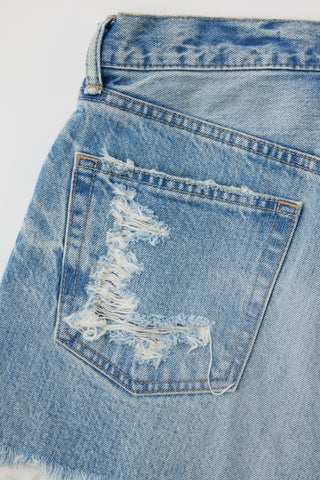 Moussy Ridgemere Shorts, Light Blue