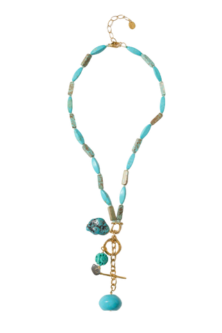 Chan Luu Alexandra Necklace, Turquoise