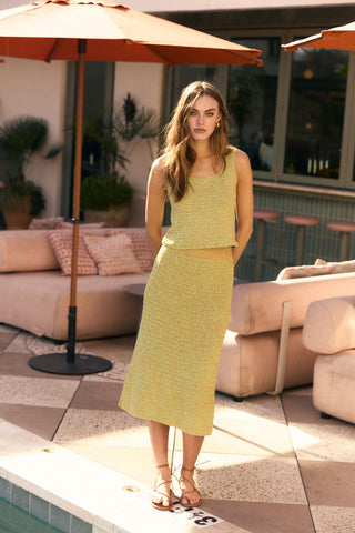 Olivia by Livro Knit Top, Citrus Multi Knit