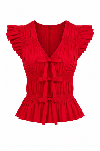 TS Anna Cate Nikkie Top, Red