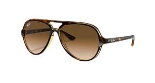 Ray-Ban Cats 5000 Sunglasses, Light Havana Clear