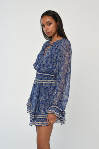 Love the Label Juliet Mini Dress, Arabesque Print