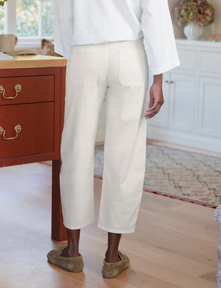 Frank & Eileen Bray Barrel Pants, Chalk