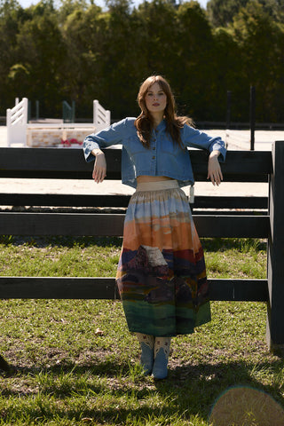 Olivia by Livro Megs Top, Denim