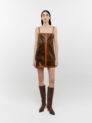 Cala De La Cruz Esme Dress, Mocca