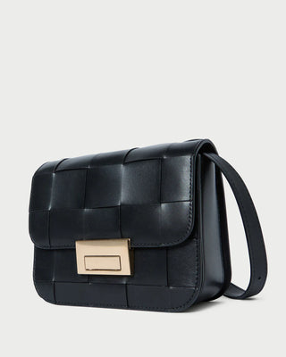 Loeffler Randall Desi Crossbody with Lock Hardware, Black