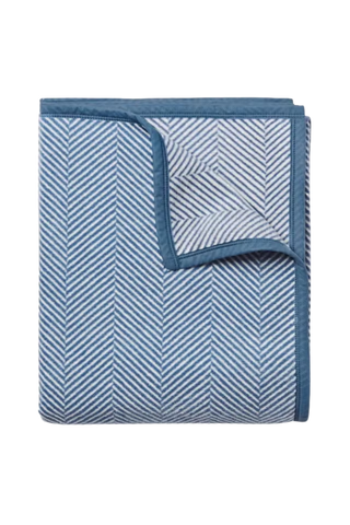 ChappyWrap Blanket, Harborview Herringbone Cornflower