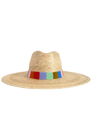 Sunshine Tienda Palm Hat, Confetti Stripe