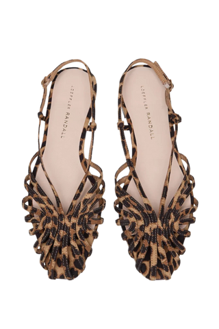Loeffler Randall Devon Lattice Slingback Sandal, Leopard