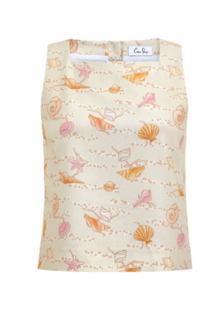 Coco Shop Shift Top, Warm Shell