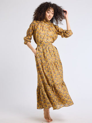 Mille Paola Skirt, Rattan Floral