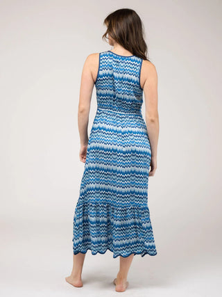 Beau & Ro Lina Dress, Wave Blue
