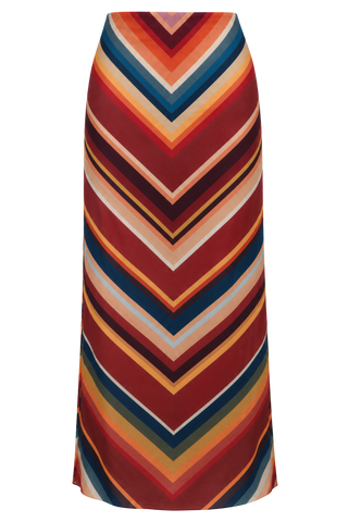 Anna Cate Dillon Skirt, Chevron