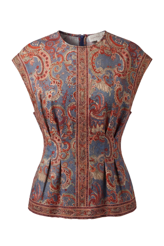 Love the Label Arden Top, Lucent Lights Print