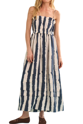 Hunter Bell Larkin Dress, Lighthouse Stripe Navy