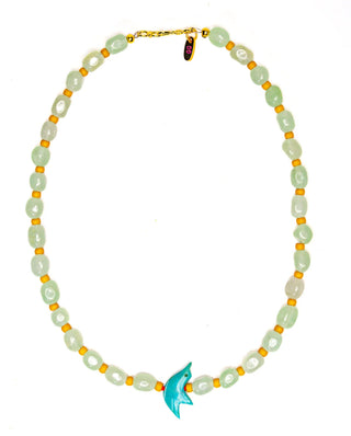 TS Gather Goods Turquoise Hummingbird Necklace