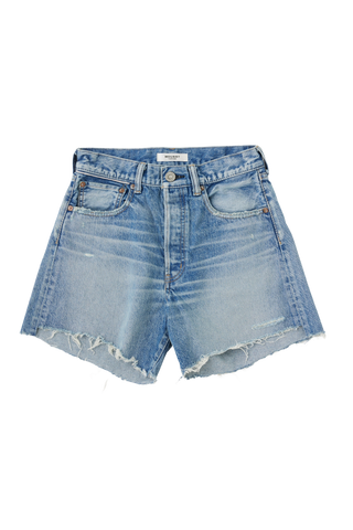 Moussy Vintage Graterford Long Shorts, Blue