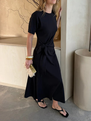Kivari Erina Maxi Dress, Black