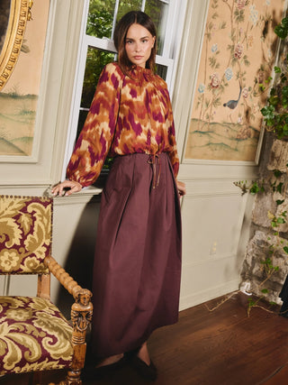 Love the Label Tate Top, Amber Brush Print