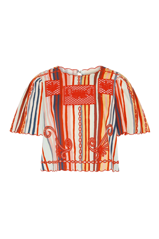 Carolina K Lela Top, Multi Stripes