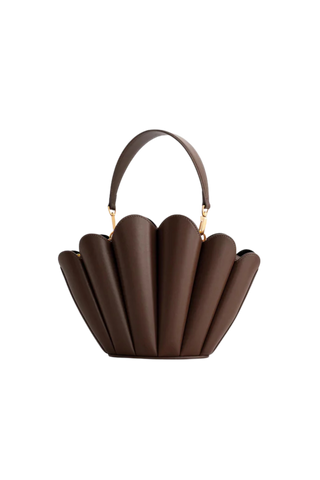 Mlouye Seashell Crossbody, Espresso