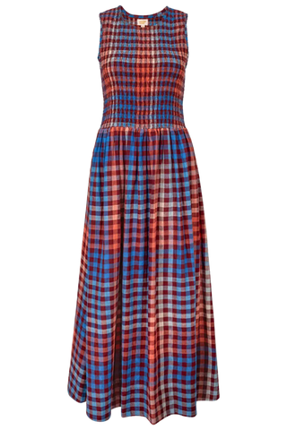Sunshine Tienda Jane Dress, Cabernet Gingham