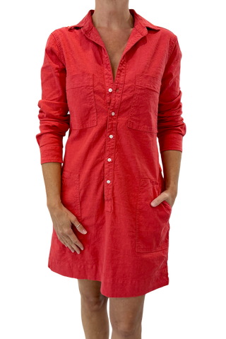 Frank & Eileen Southern Ireland Dress, Washed Red