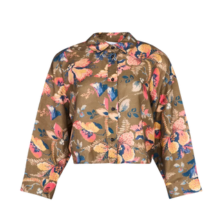 Hunter Bell Clarke Shirt, Olive Floral