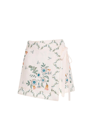 Agua by Agua Bendita Luna Brisa Skirt, Multicolor