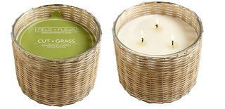 Field + Fleur 3 Wick Candle, Cut Grass