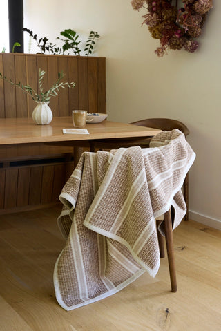 ChappyWrap Blanket, Market Stripe Sepia