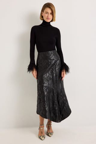 Marie Oliver Tucker Top, Black