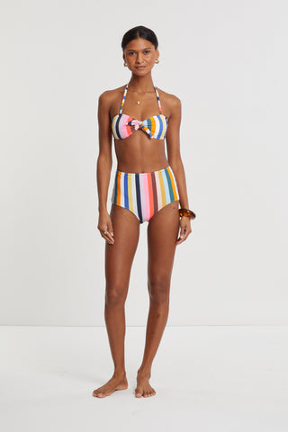 LemLem Ava Bandeau Top and Elsi High Waist Bottom, Pariti Fiesta