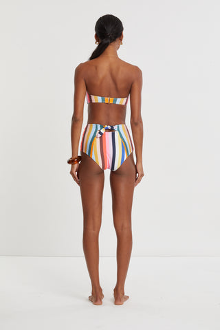 LemLem Ava Bandeau Top and Elsi High Waist Bottom, Pariti Fiesta